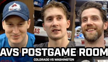 MacKinnon & Avs JOKE About Goalie Interferense, Why Wedgewood is "DIRTY" & More After WIN vs Caps