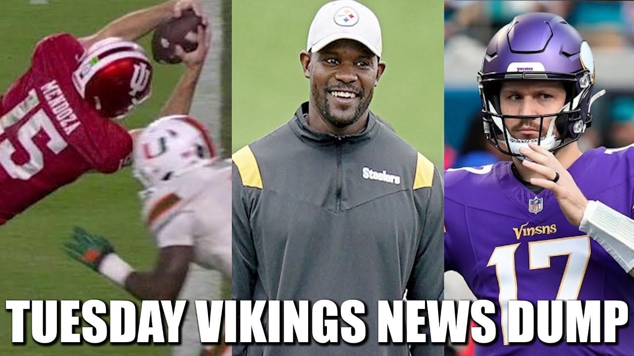 Minnesota Vikings News Dump (1.20.2026) | Hoosiers! Flores-Steelers? Bills Job Open