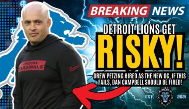 BREAKING NEWS: Detroit Lions Hire Drew Petzing As Their New OC???