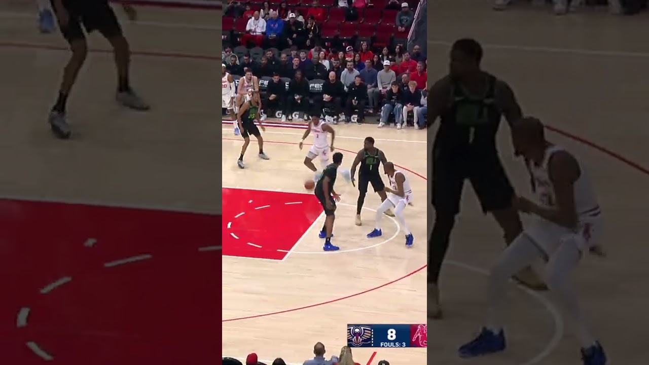 Twin to the rim 💥 #rockets