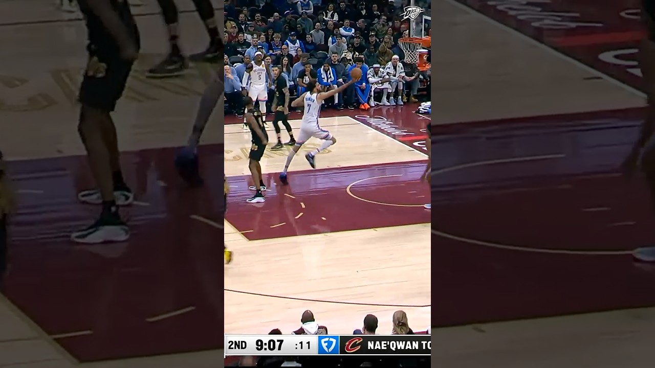 Playing thru the whistle 😤 #okcthunder