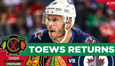 BLACKHAWKS POSTGAME: Chicago SHUTS OUT Winnipeg as Jonathan Toews Returns | CHGO Blackhawks