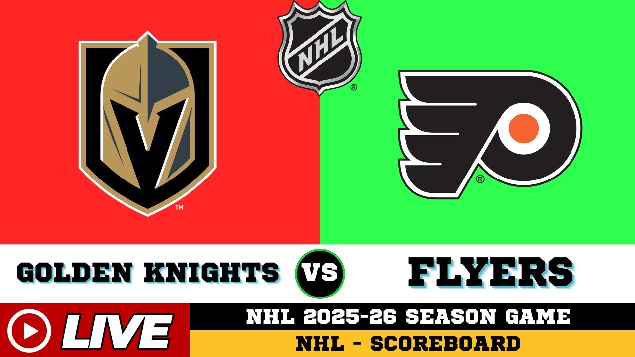 LIVE : Philadelphia Flyers Vs Vegas Golden Knights | NHL 2026 | NHL Live SCOREBOARD | 20/01/2026