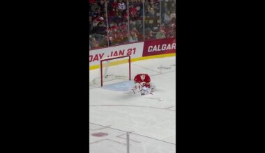 Simon Nemec with a Spectacular Short Goal vs. Calgary Flames