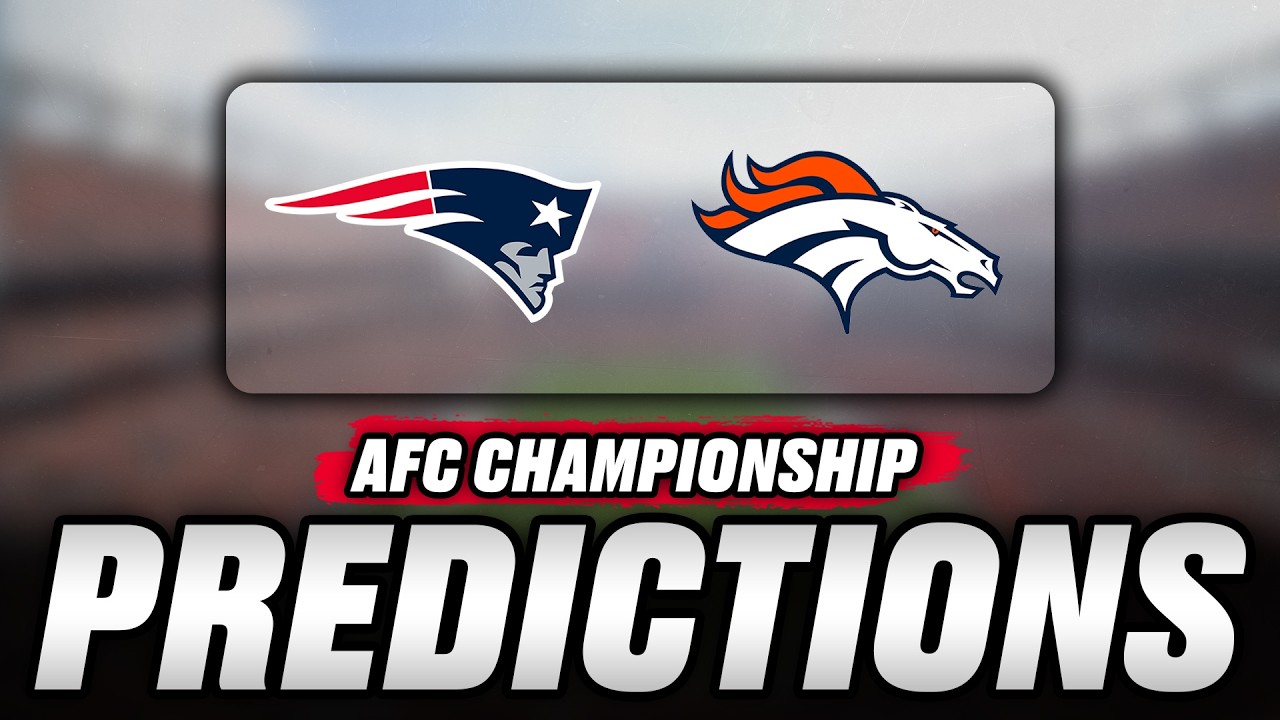 New England Patriots vs Denver Broncos | AFC Championship Preview and Best Bets!