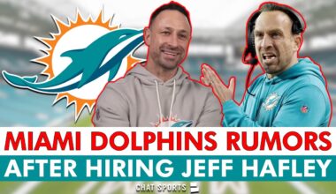 MAJOR Miami Dolphins Rumors After Hiring Jeff Hafley As Next Dolphins Head Coach