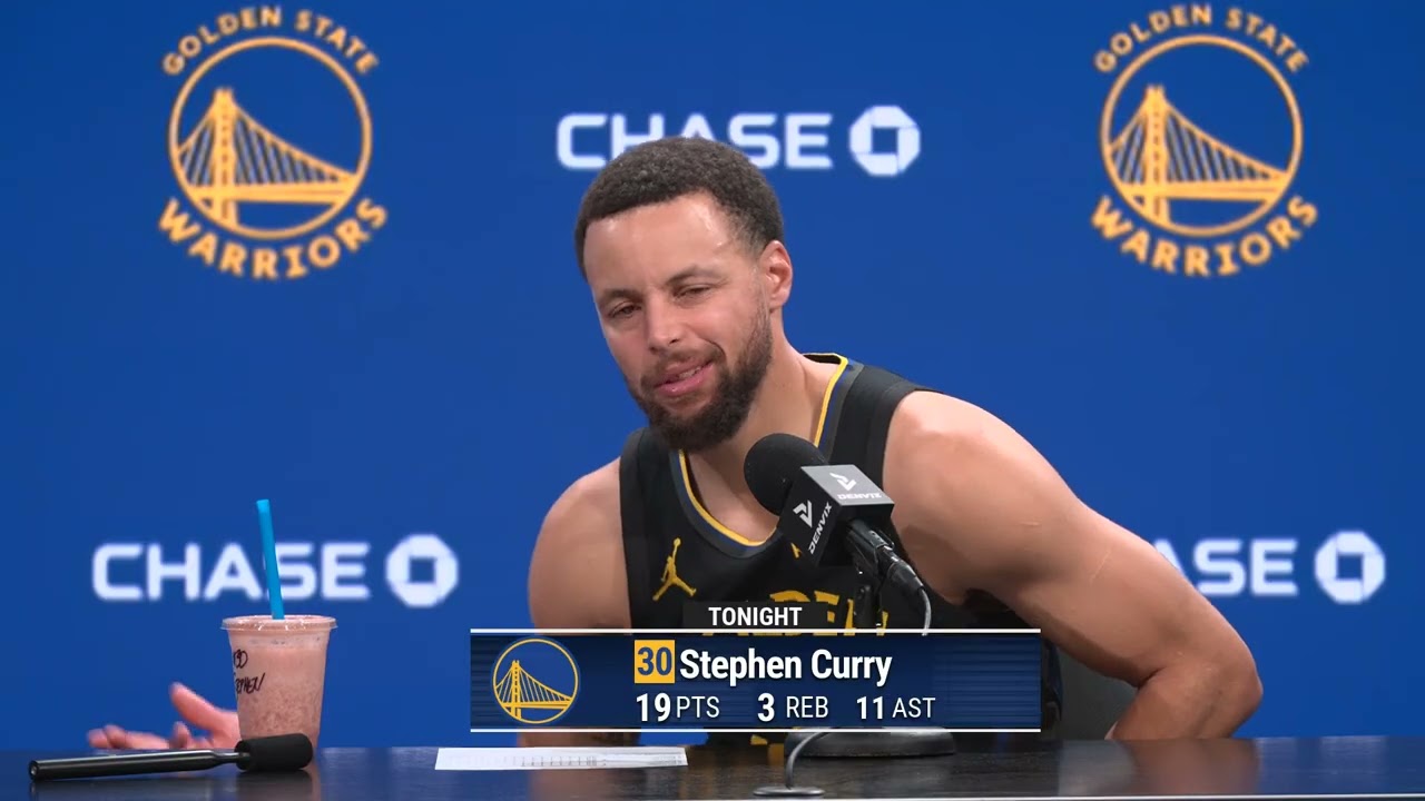 Stephen Curry Recaps Warriors Win vs. Heat | Jan. 19, 2026