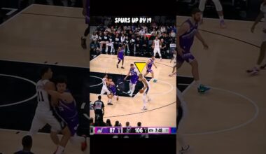 Bald Wemby Doing It All…👨‍🦲 Jazz vs Spurs Highlights #nba #shorts