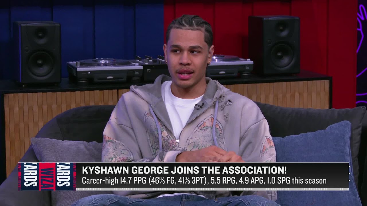 Kyshawn George Joins The Association On NBA TV!