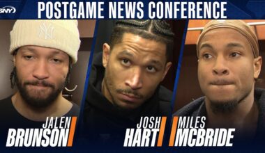 Jalen Brunson and Josh Hart on playing 'embarrassing basketball' after Knicks' loss to Mavs