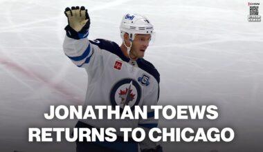 The Captain Returns: Jonathan Toews’ Emotional Tribute in Chicago | CHSN Blackhawks