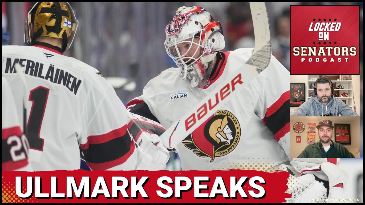 Ottawa Senators vs Columbus Blue Jackets Preview, Leevi Meriläinen To AHL + Linus Ullmark Speaks