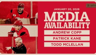 Andrew Copp, Patrick Kane, Todd McLellan Practice Media | JAN. 20, 2026