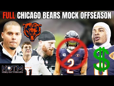FULL Chicago Bears 2026 Mock Offseason || Free Agency, Draft, Cuts➡️ Bears Make BIG MOVES On Defense