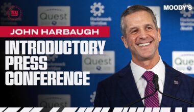 Head Coach John Harbaugh Introductory Press Conference | New York Giants