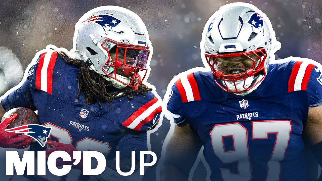 MIC'D UP: Milton Williams & Rhamondre Stevenson During Patriots Divisional Playoff Win vs. Texans