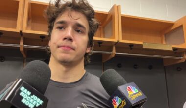 Misa on 2-Assist Night, Watching Goalie Fight With Celebrini | Sharks @ Panthers Post-Game (1.19.26)
