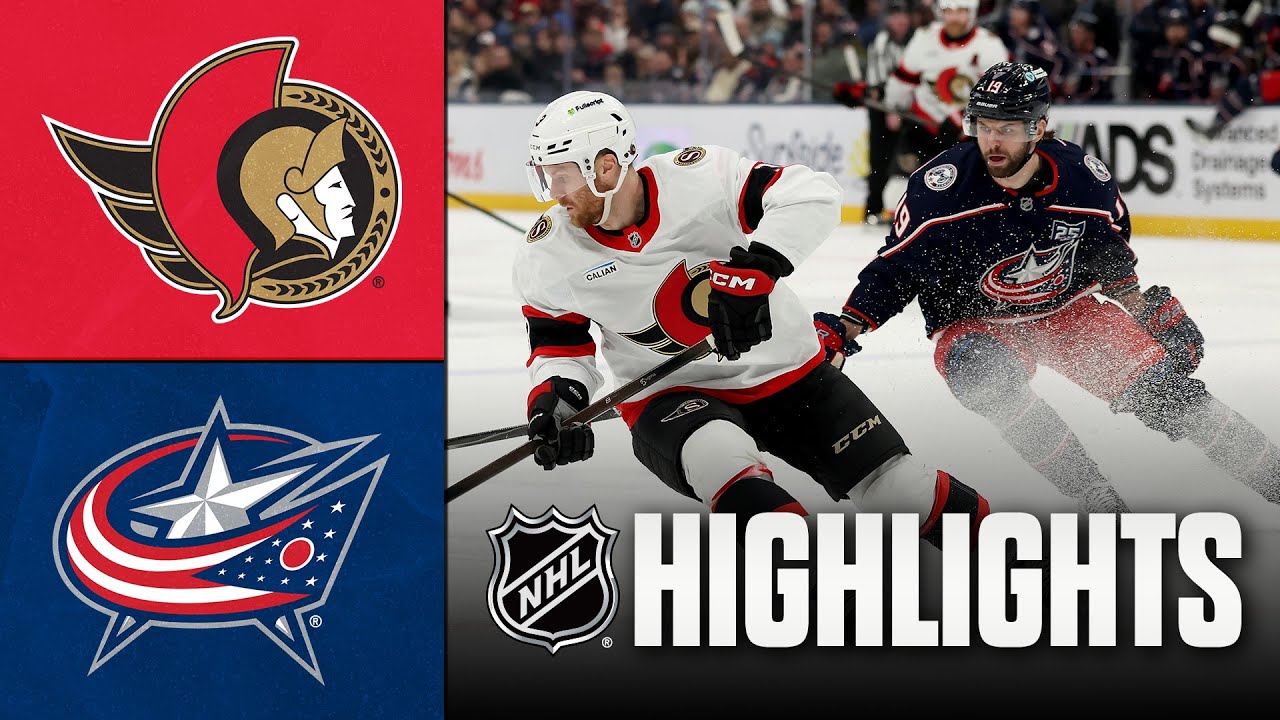 Senators vs. Blue Jackets | NHL Highlights | January 20, 2026