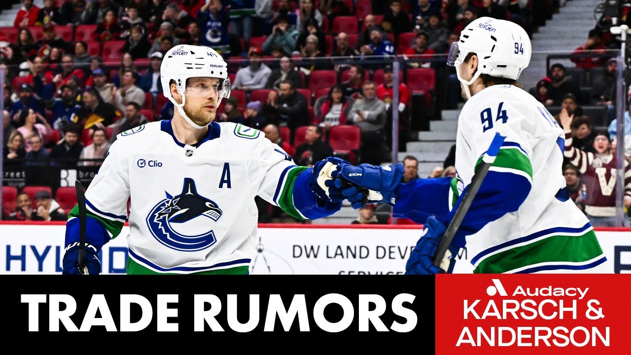 Red Wings Trade Rumor Involving Elias Pettersson | Karsch and Anderson