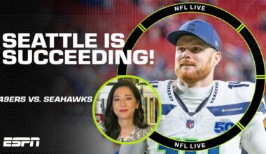 The Seahawks offense reminds me of the 49ers from a few years ago! 👀 | NFL Live