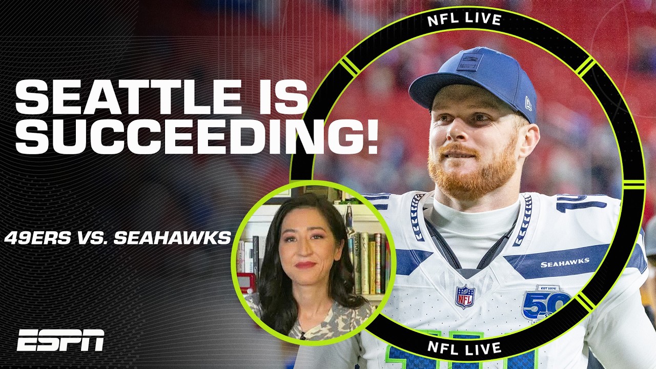 The Seahawks offense reminds me of the 49ers from a few years ago! 👀 | NFL Live