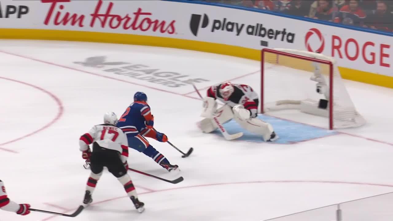 Edmonton Oilers vs. New Jersey Devils - Game Highlights