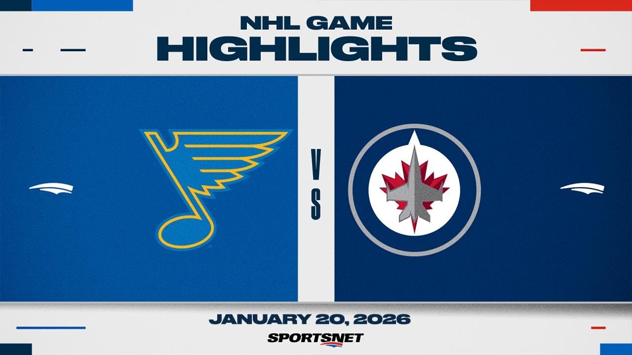 NHL Highlights | Blues vs. Jets - January 20, 2026