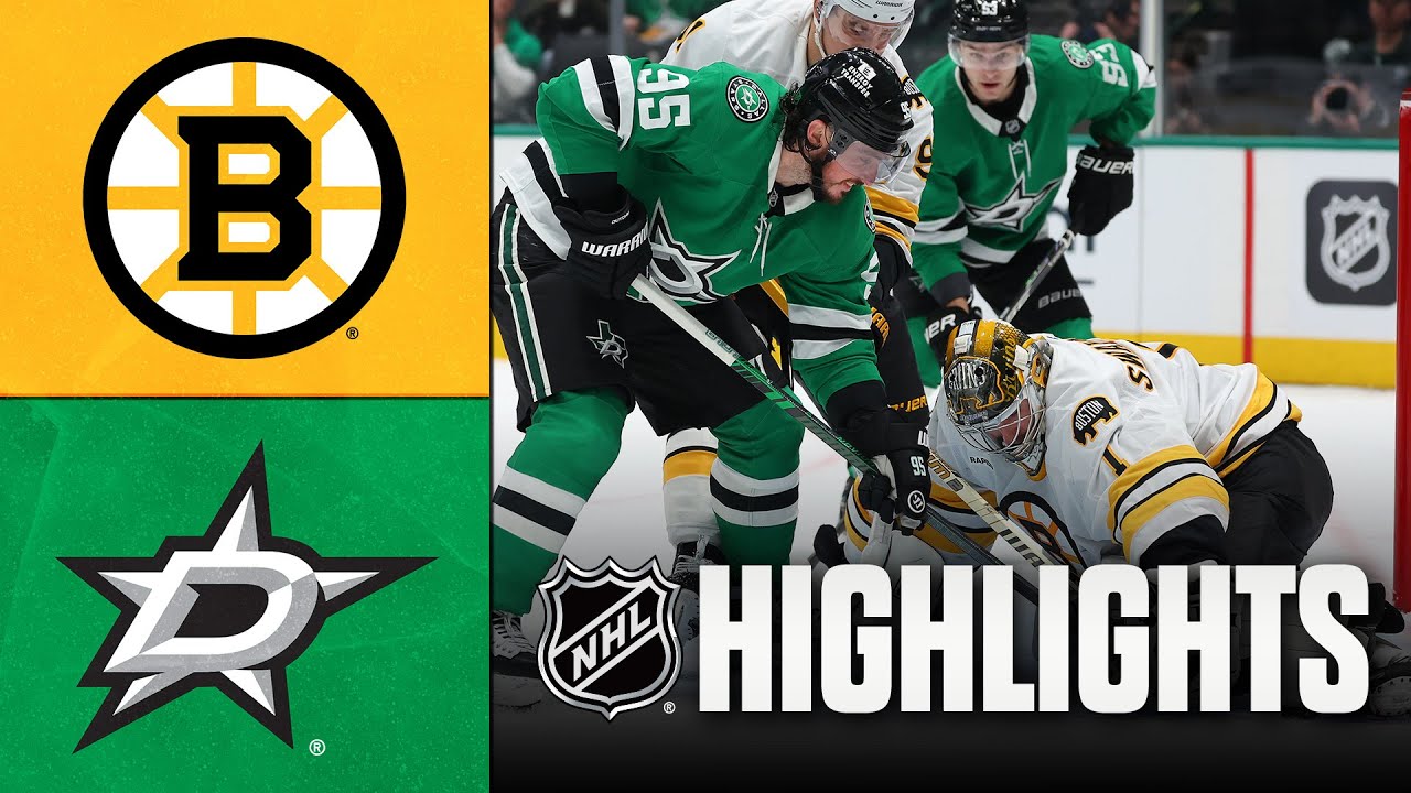 Bruins vs. Stars | NHL Highlights | January 20, 2026