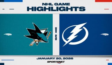 NHL Highlights | Sharks vs. Lightning - January 20, 2026