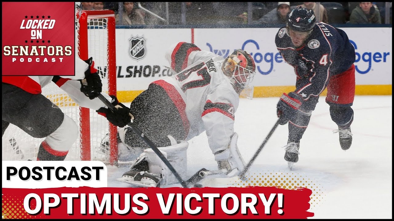 POST CAST: JAMES REIMER NEAR PERFECT IN OTTAWA SENATORS HUGE WIN VS COLUMBUS BLUE JACKETS