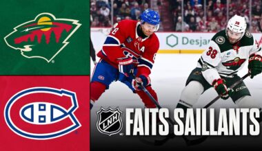 Wild vs Canadiens 20/01/26 | Faits saillants