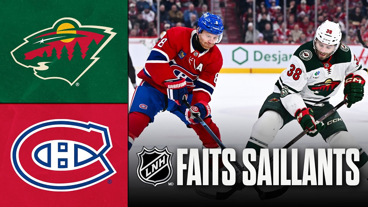 Wild vs Canadiens 20/01/26 | Faits saillants