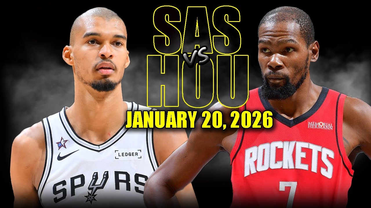 San Antonio Spurs vs Houston Rockets Full Game Highlights – January 20, 2026 | NBA Season