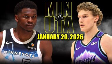 Minnesota Timberwolves vs Utah Jazz Full Game Highlights – January 20, 2026 | NBA Season