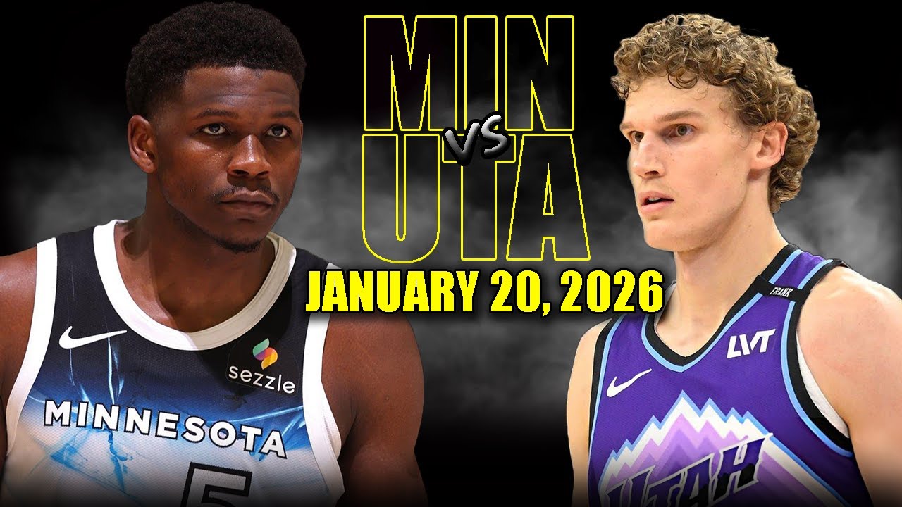 Minnesota Timberwolves vs Utah Jazz Full Game Highlights – January 20, 2026 | NBA Season