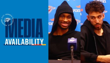 SGA and Chet on Thunder’s 4th Quarter Run | Postgame Media | January 19, 2026