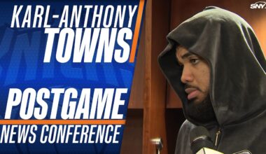 Karl-Anthony Towns on Knicks fans booing during loss to Mavs
