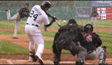 Homers hit through worse and worse weather!