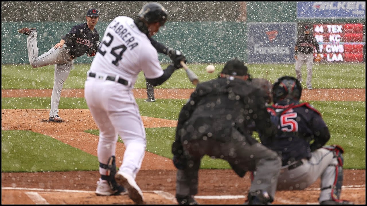 Homers hit through worse and worse weather!