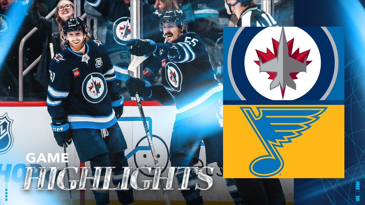 Winnipeg Jets vs. St. Louis Blues - Game Highlights