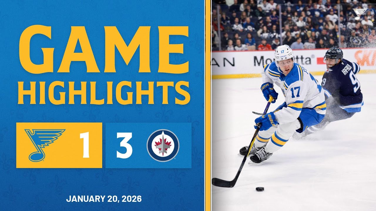 Game Highlights: Jets 3, Blues 1