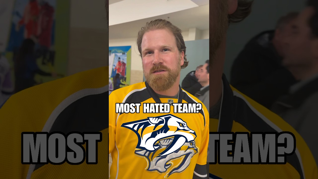 What team do Nashville Predators fans HATE most??? #predators #blies #blackhawks #nhl #shorts