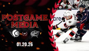 LIVE: Postgame Media OTT 4 CBJ 1