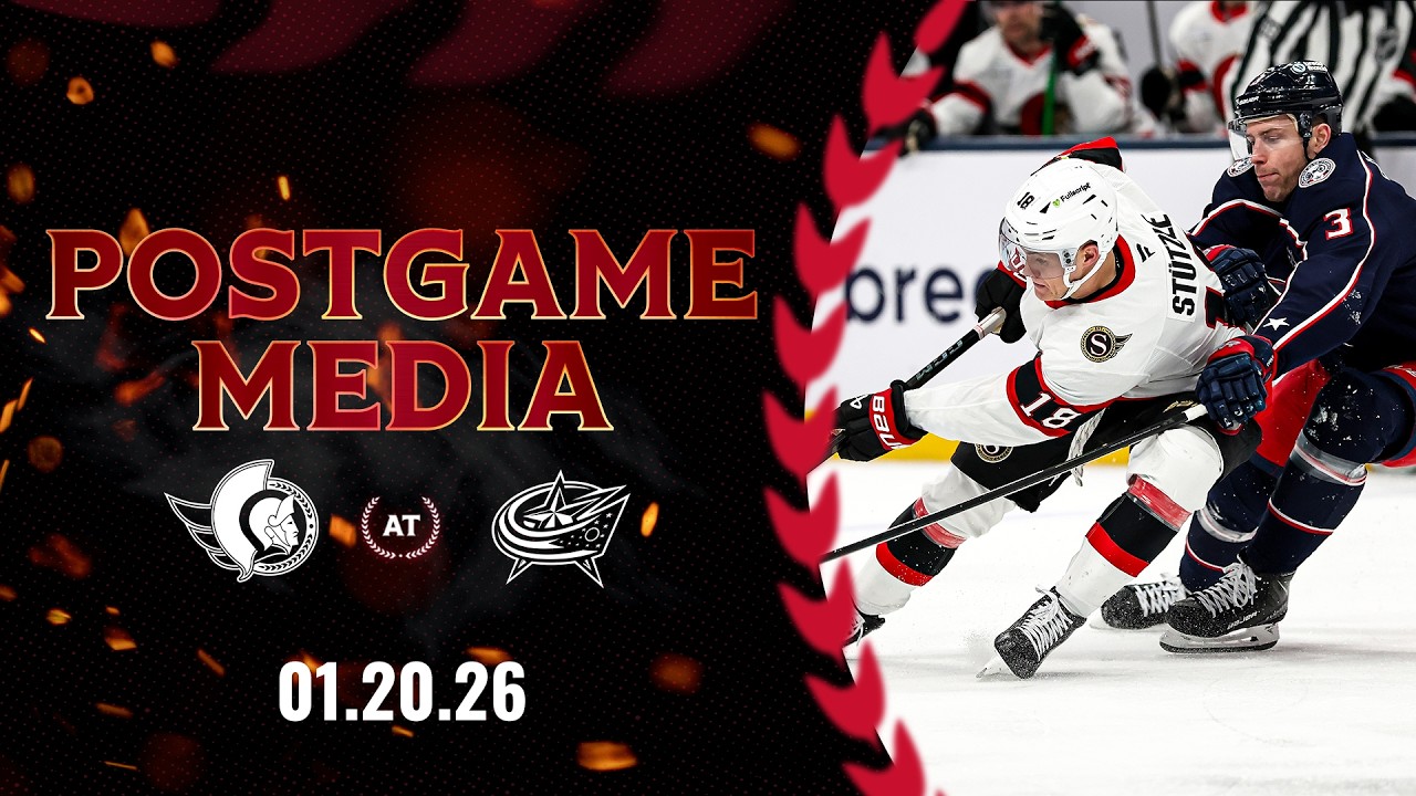 LIVE: Postgame Media OTT 4 CBJ 1