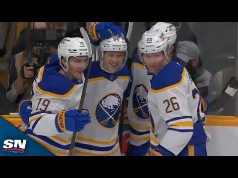 Sabres' Konsta Helenius Fires Home Point-Blank Snipe For First Career NHL Goal