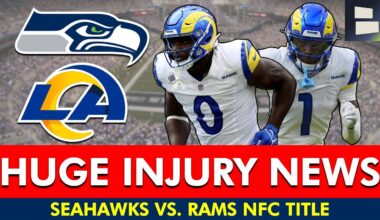 🚨 MASSIVE Rams Injury News That Will Impact The Seahawks In The NFC Championship Game