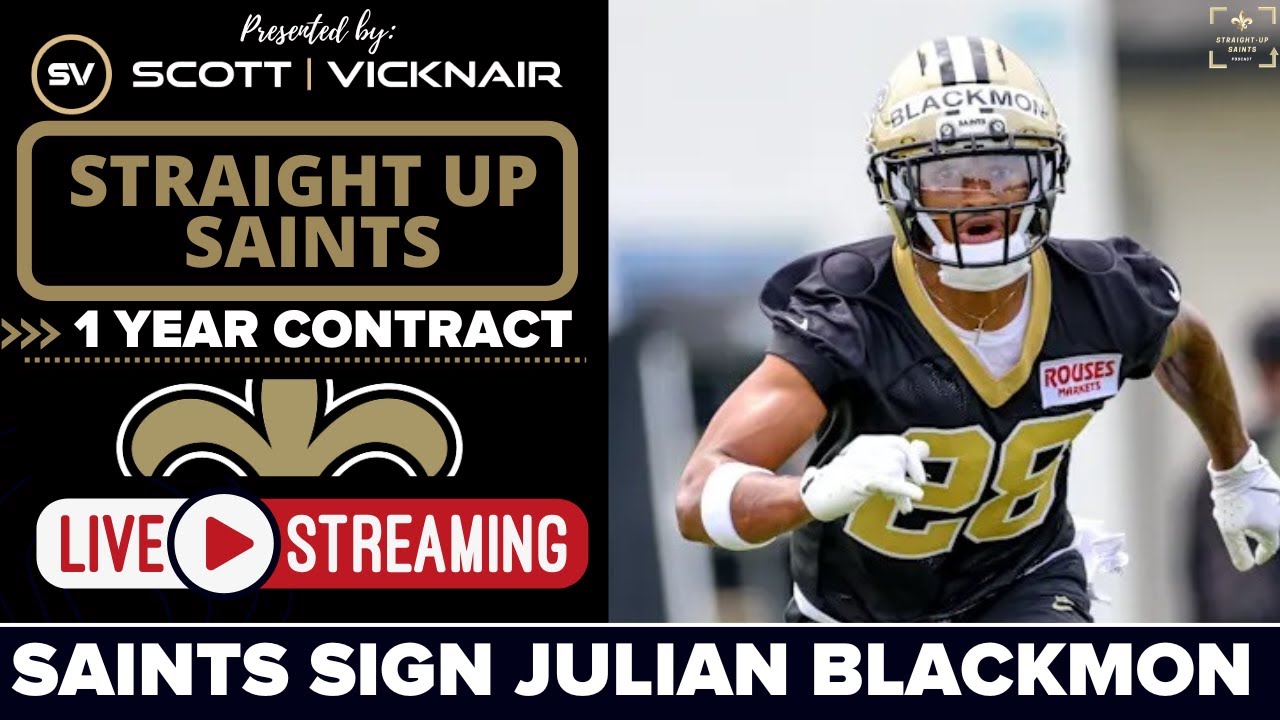 BREAKING | NEW ORLEANS SAINTS NEWS | SAINTS SIGN JULIAN BLACKMON TO 1 YEAR DEAL