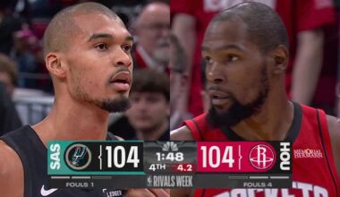 Final 5:04 WILD ENDING Spurs at Rockets 👀 | January 20, 2026