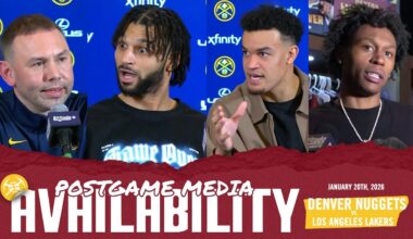 ALL Denver Nuggets Postgame Media vs. LAL 🎙️