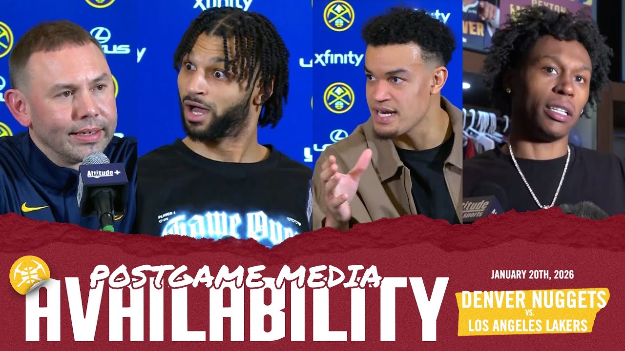 ALL Denver Nuggets Postgame Media vs. LAL 🎙️